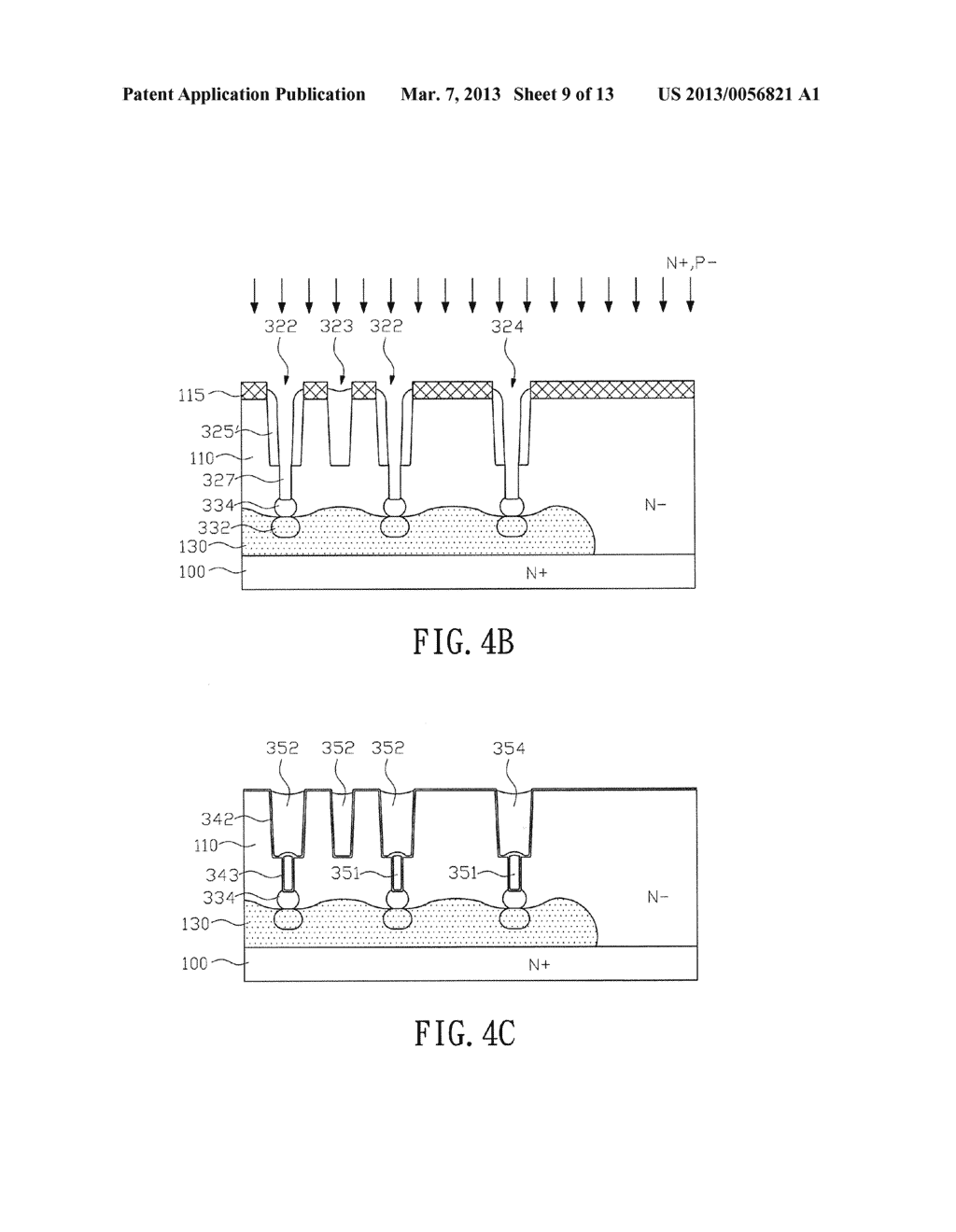 TRENCHED POWER SEMICONDUCTOR DEVICE AND FABRICATION METHOD THEREOF - diagram, schematic, and image 10