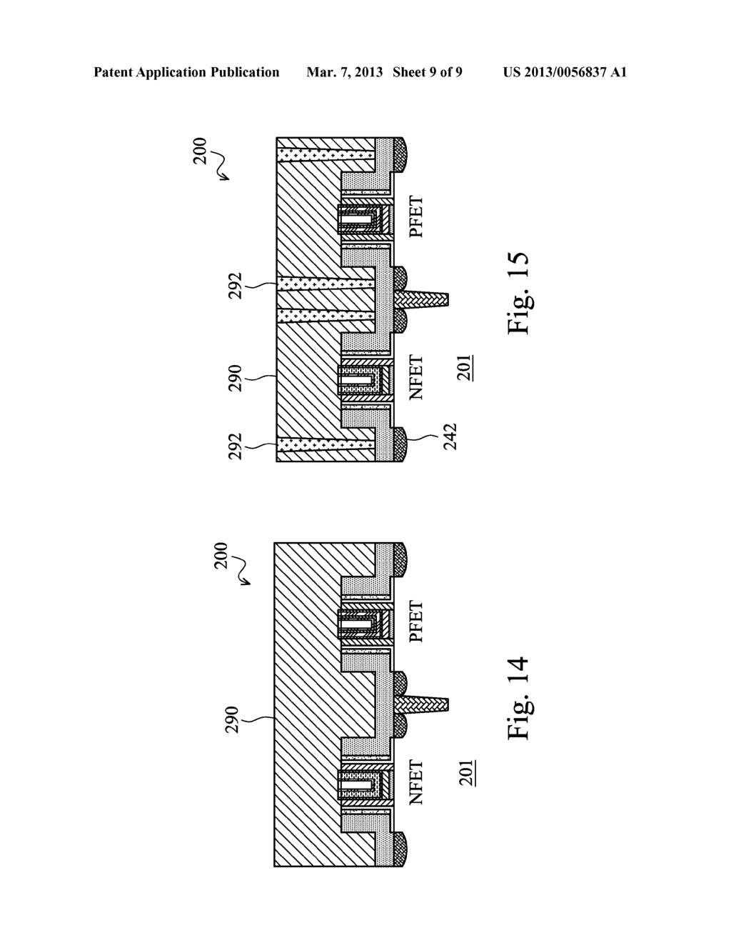 SELF-ALIGNED INSULATED FILM FOR HIGH-K METAL GATE DEVICE - diagram, schematic, and image 10