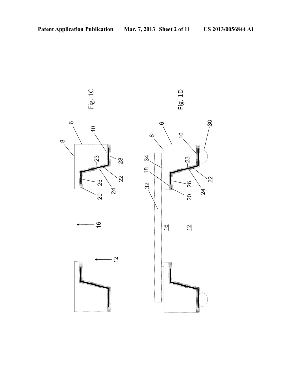 Stepped Package For Image Sensor And Method Of Making Same - diagram, schematic, and image 03
