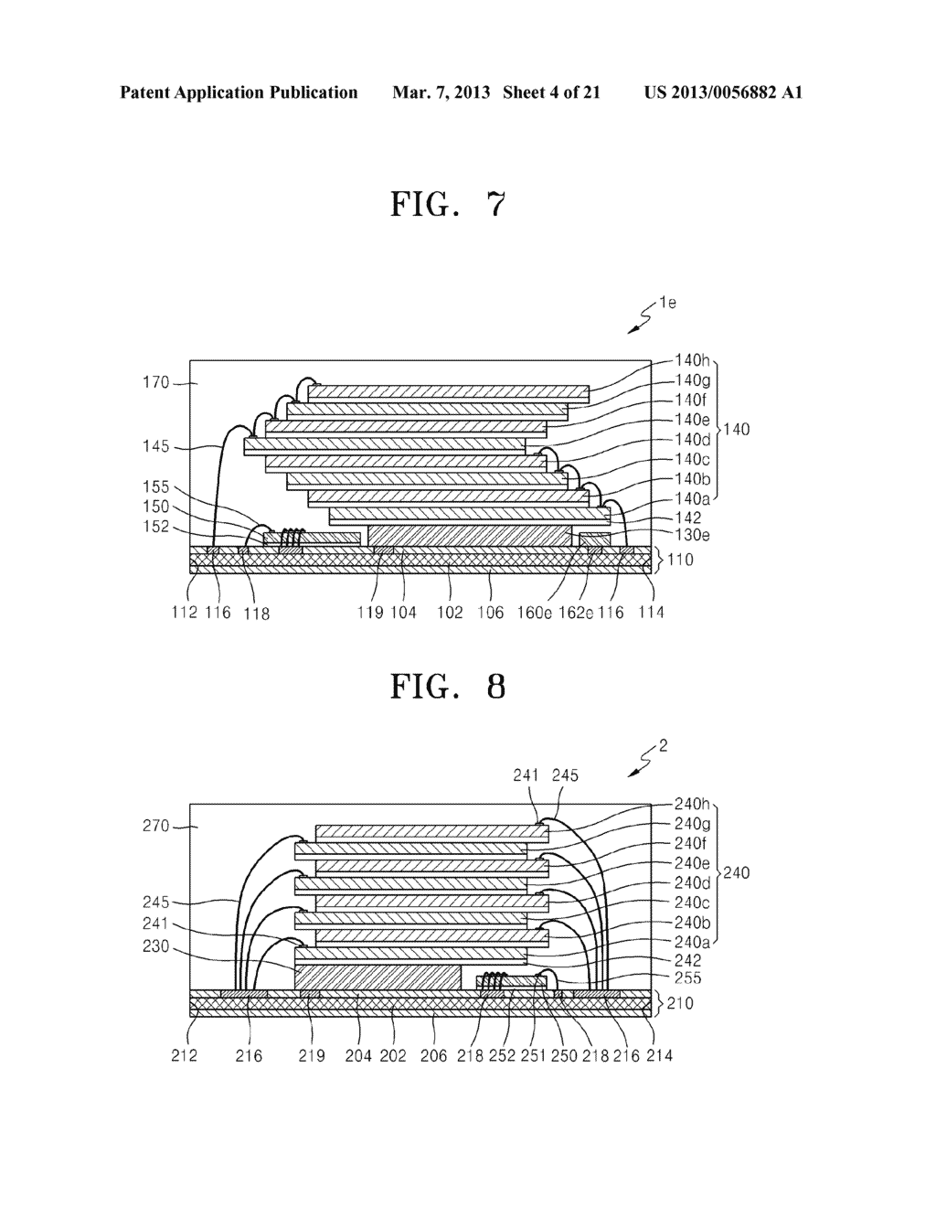 SEMICONDUCTOR PACKAGE HAVING SUPPORT MEMBER - diagram, schematic, and image 05