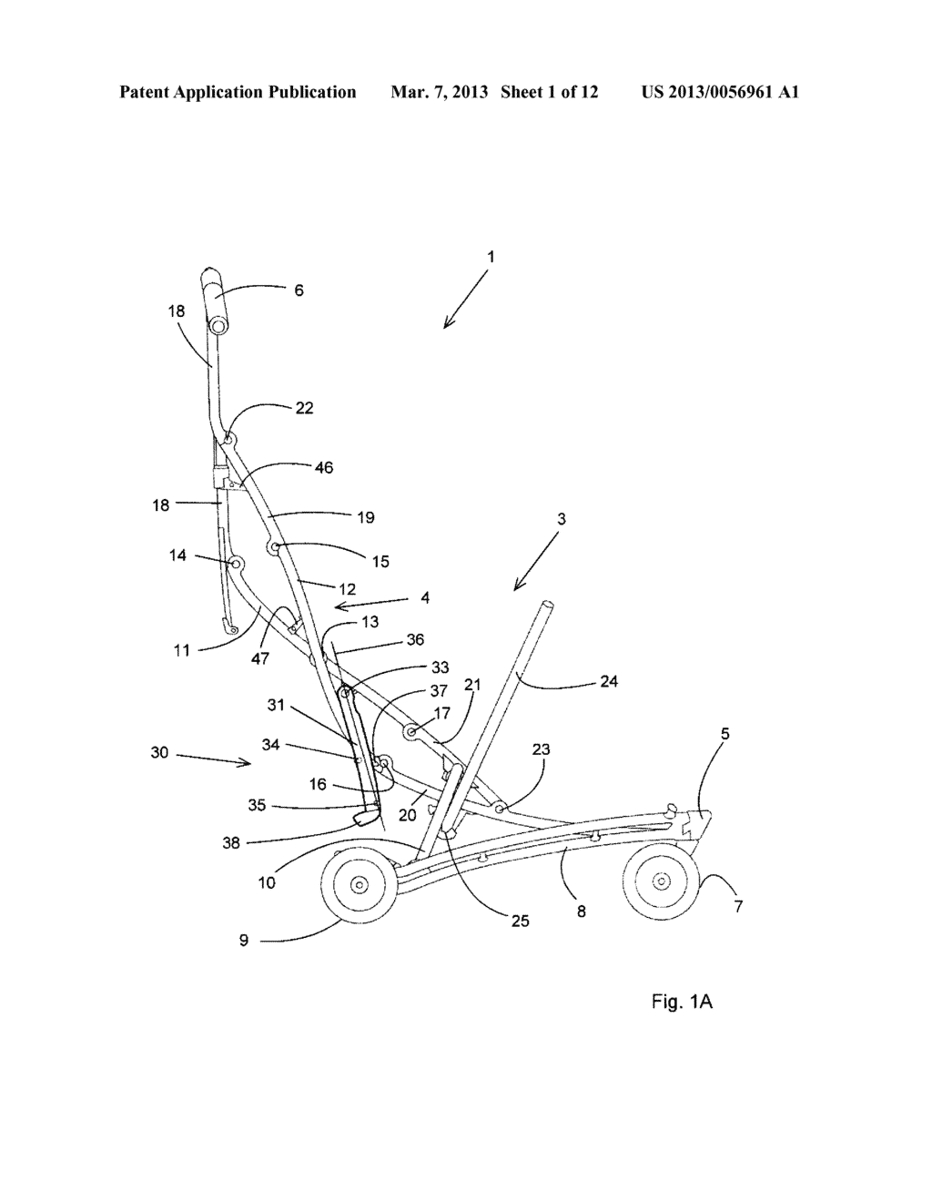 COLLAPSIBLE STROLLER - diagram, schematic, and image 02