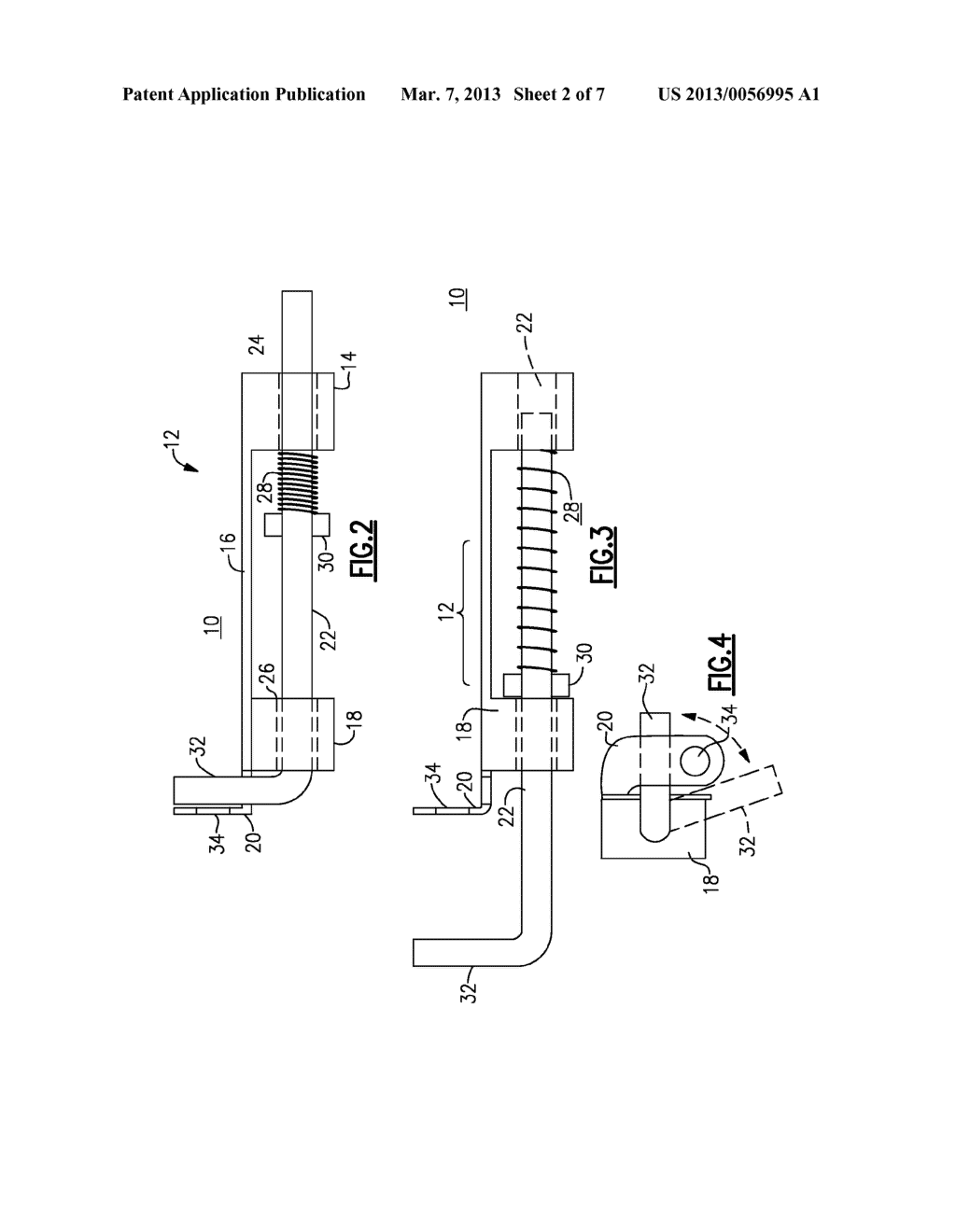 Sliding Pin Lock Mechanism for Overhead Door - diagram, schematic, and image 03