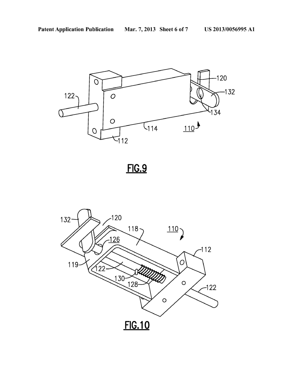 Sliding Pin Lock Mechanism for Overhead Door - diagram, schematic, and image 07