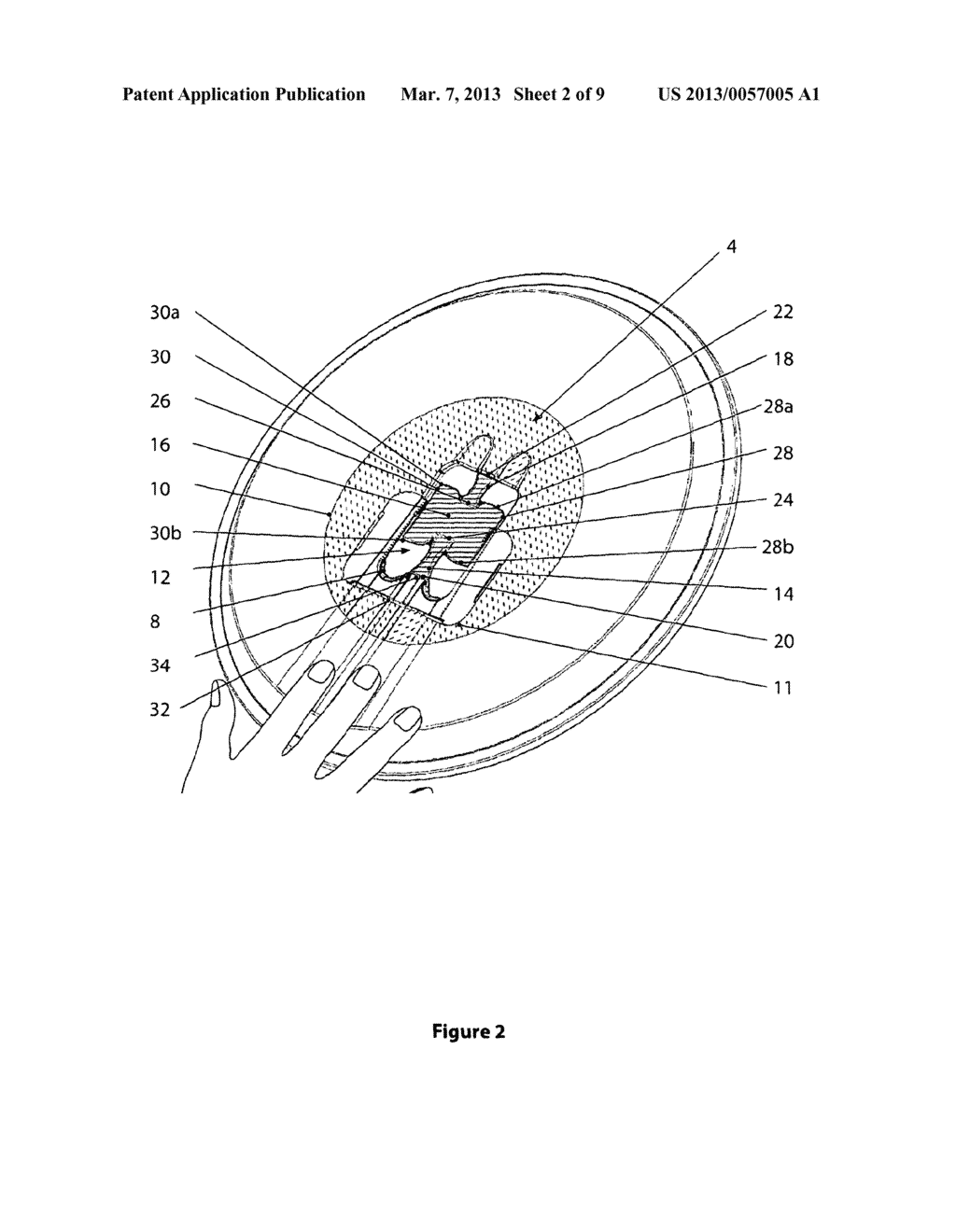 TRAY AND DEVICE FOR STABLISING A TRAY - diagram, schematic, and image 03