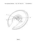 TRAY AND DEVICE FOR STABLISING A TRAY diagram and image