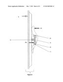 TRAY AND DEVICE FOR STABLISING A TRAY diagram and image