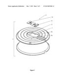 TRAY AND DEVICE FOR STABLISING A TRAY diagram and image