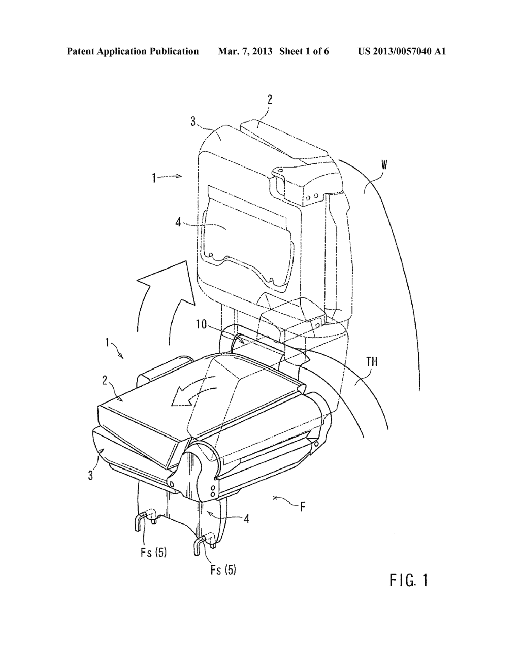 RETRACTABLE VEHICLE SEAT - diagram, schematic, and image 02