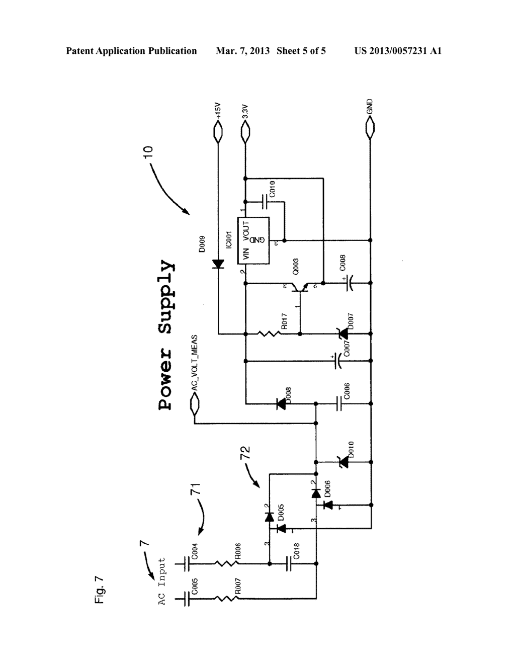 ELECTRIC DEVICE HAVING AN INTERFERENCE SUPPRESSION CAPACITOR CIRCUIT - diagram, schematic, and image 06