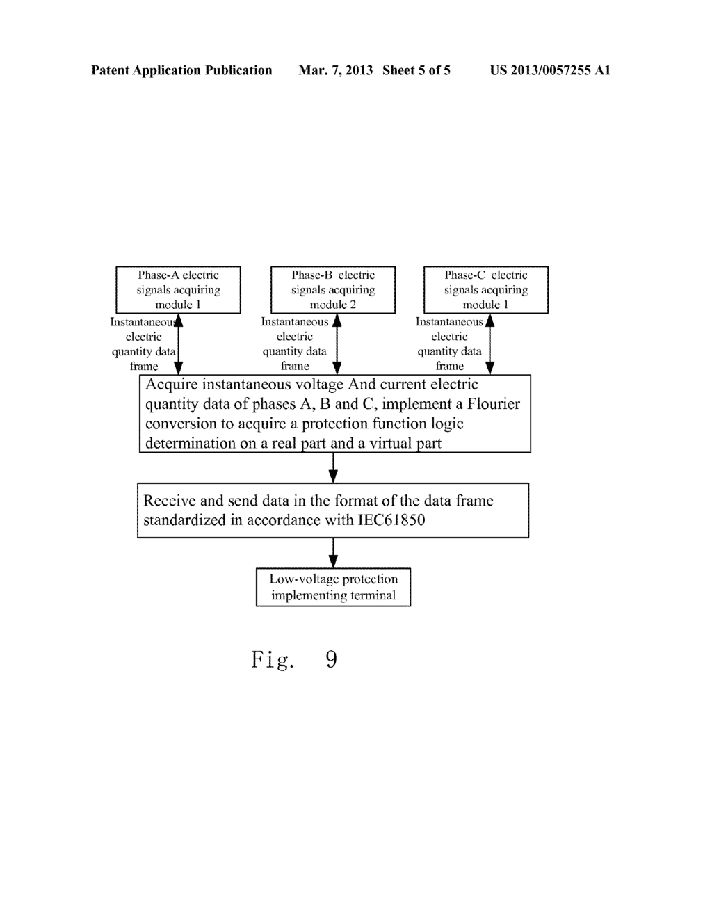 INTEGRATED DEVICE SUSPENDED AT HIGH VOLTAGE POTENTIAL FOR POWER ENERGY     METERING AND PROTECTION OF DISTRIBUTION NETWORK - diagram, schematic, and image 06