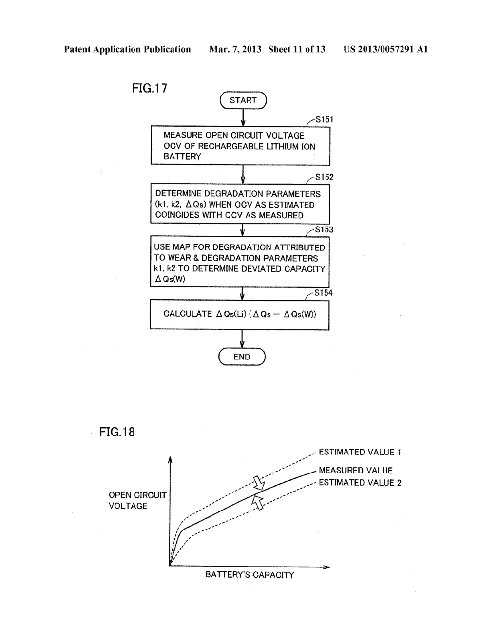 DEVICE AND METHOD FOR CALCULATING VALUE OF RECHARGEABLE BATTERY - diagram, schematic, and image 12