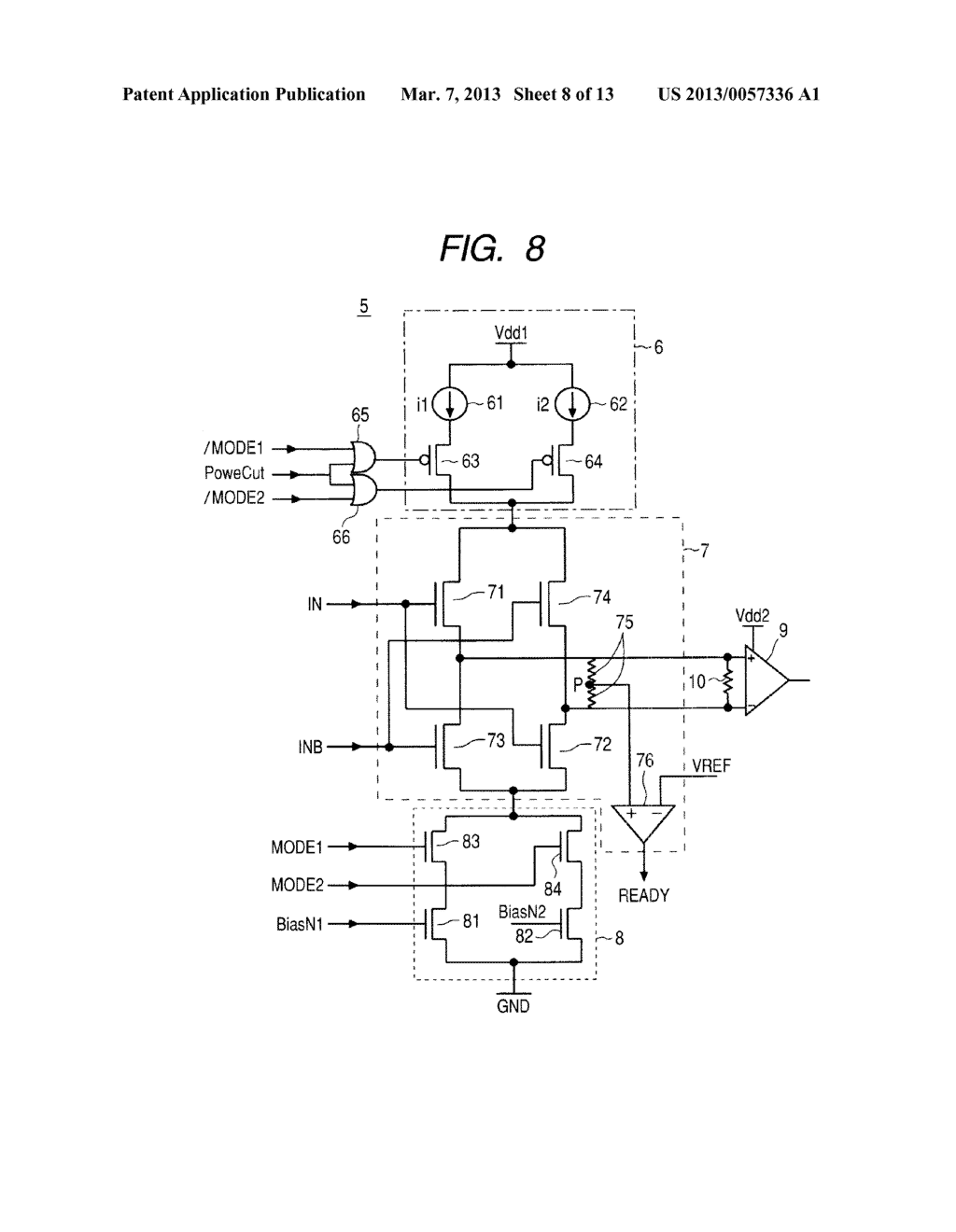 SOLID-STATE IMAGE SENSOR DEVICE AND DIFFERENTIAL INTERFACE THEREOF - diagram, schematic, and image 09