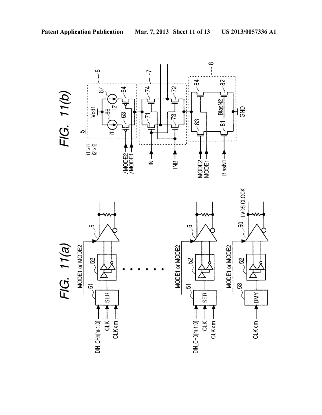 SOLID-STATE IMAGE SENSOR DEVICE AND DIFFERENTIAL INTERFACE THEREOF - diagram, schematic, and image 12