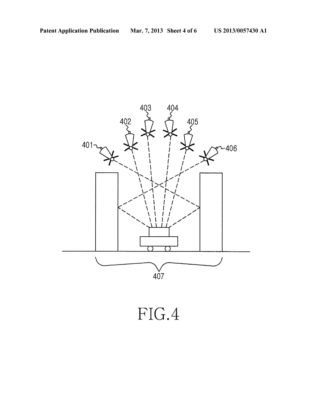 APPARATUS AND METHOD FOR CORRECTING POSITION INFORMATION OF PORTABLE     TERMINAL IN MULTI-PATH ZONE - diagram, schematic, and image 05