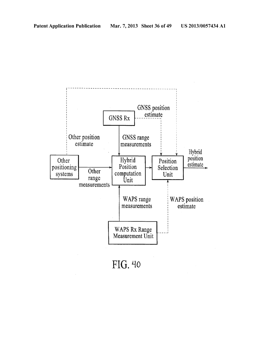 Cell Organization and Transmission Schemes in a Wide Area Positioning     System (WAPS) - diagram, schematic, and image 37