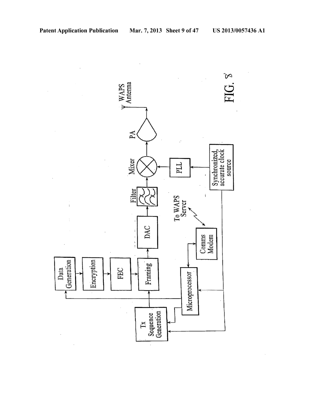 CODING IN A WIDE AREA POSITIONING SYSTEM (WAPS) - diagram, schematic, and image 10