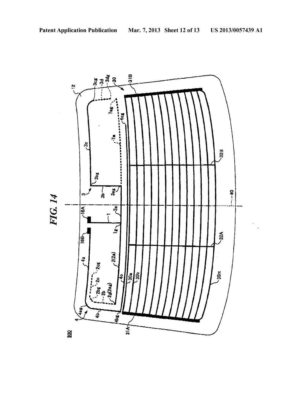 GLASS ANTENNA AND WINDOW GLASS FOR VEHICLE - diagram, schematic, and image 13