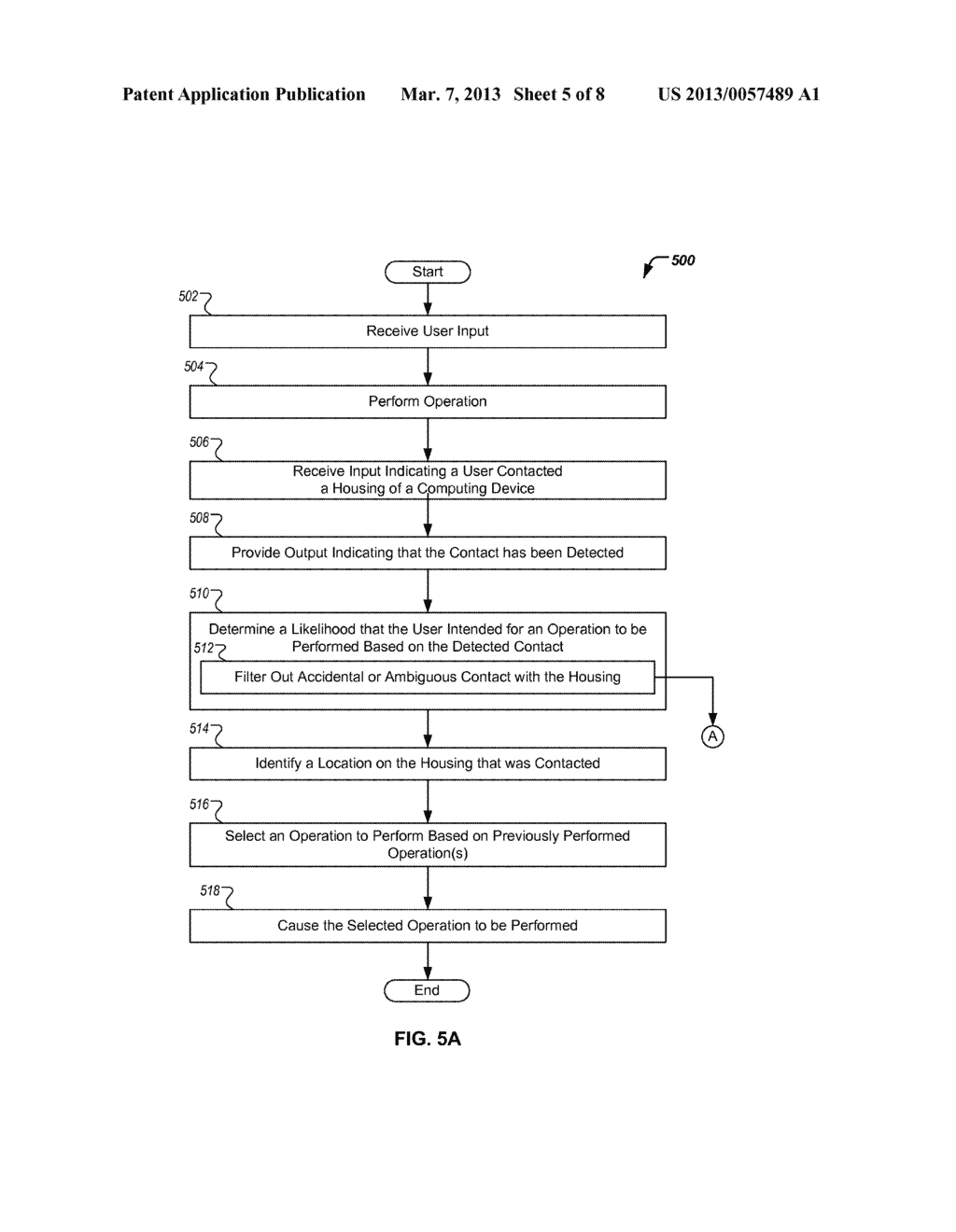 RECEIVING INPUT AT A COMPUTING DEVICE - diagram, schematic, and image 06