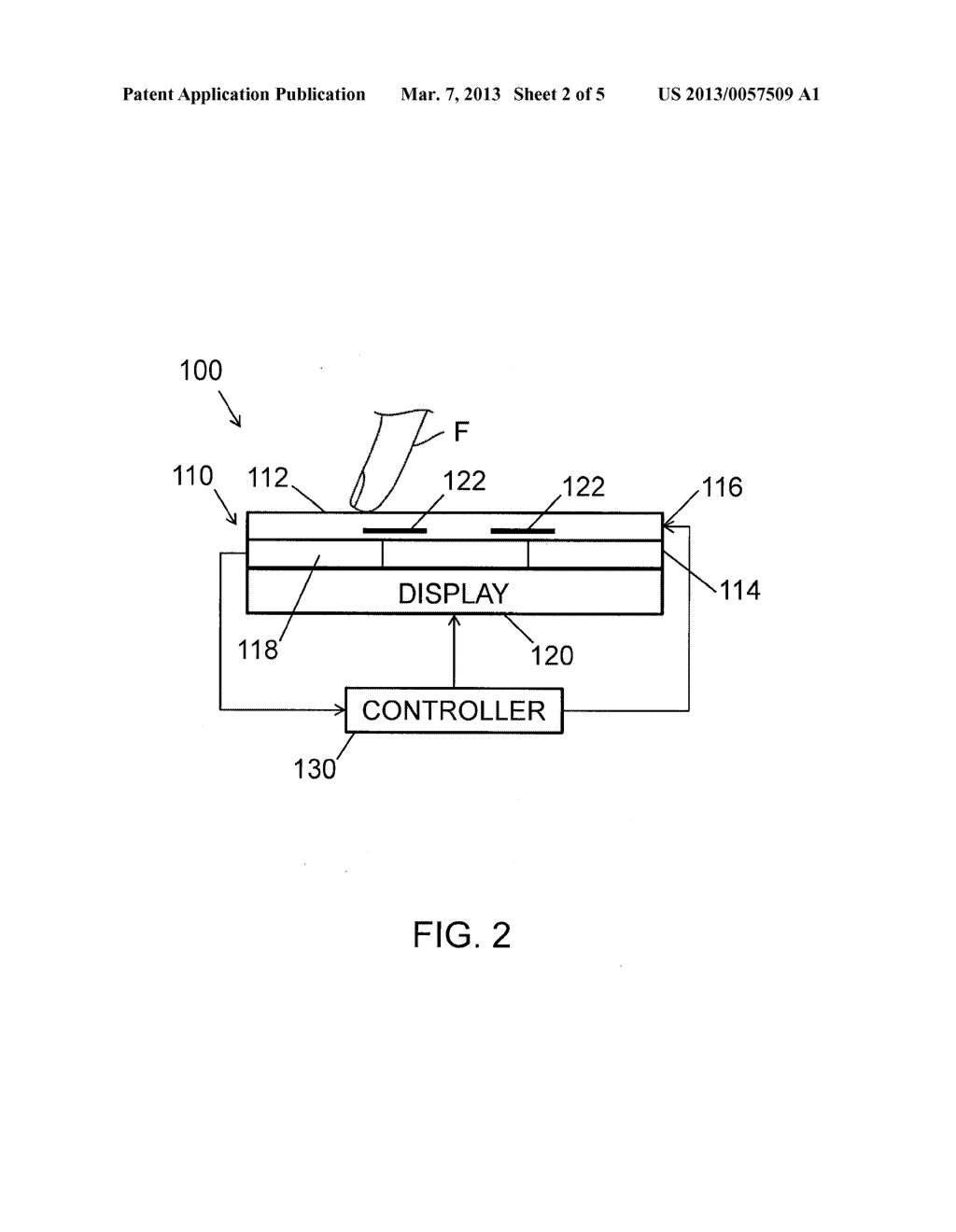 HAPTIC OUTPUT DEVICE AND METHOD OF GENERATING A HAPTIC EFFECT IN A HAPTIC     OUTPUT DEVICE - diagram, schematic, and image 03