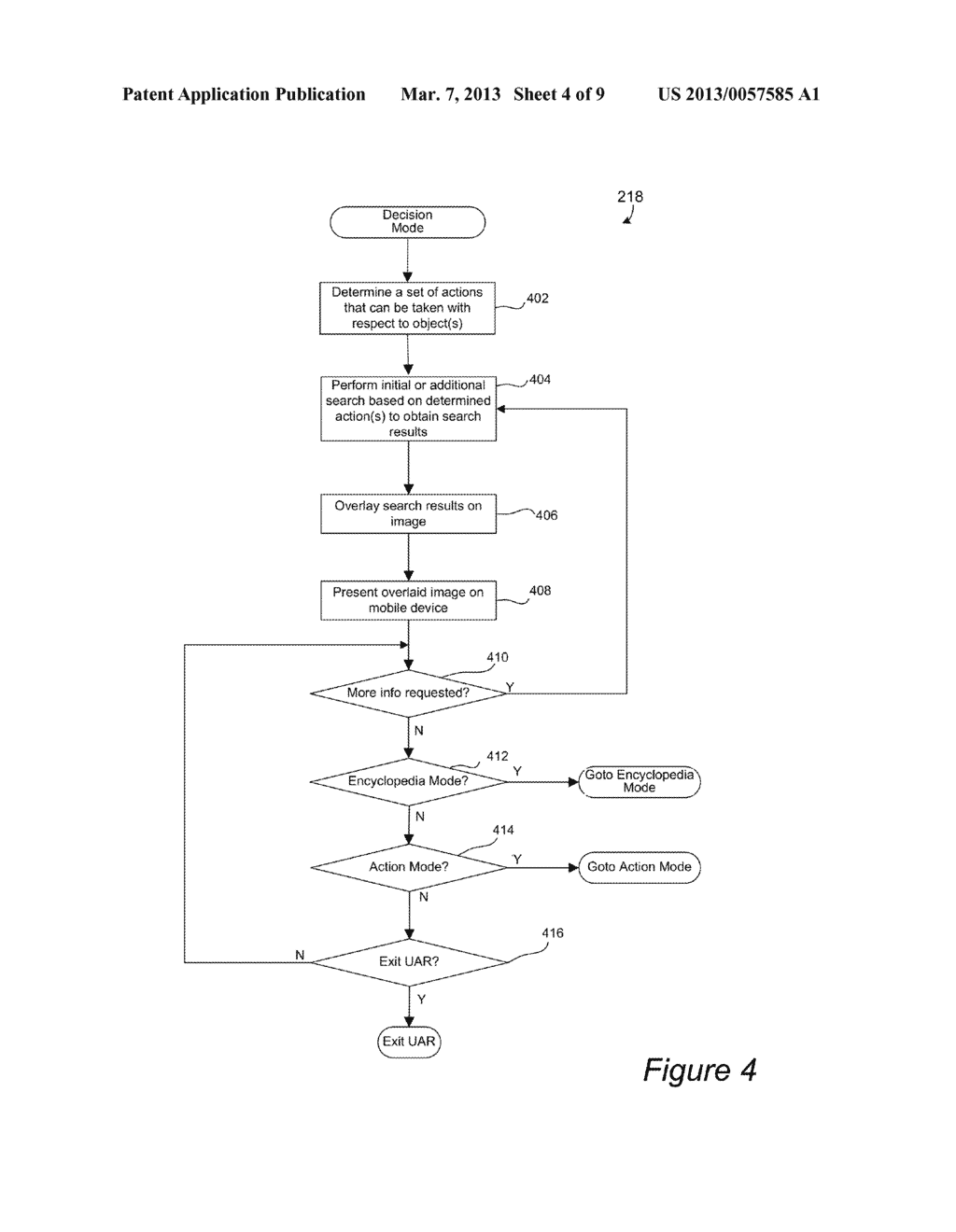 USER AUGMENTED REALITY FOR CAMERA-ENABLED MOBILE DEVICES - diagram, schematic, and image 05