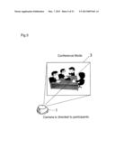 TELEVISION COMMUNICATION SYSTEM, TERMINAL, AND METHOD diagram and image