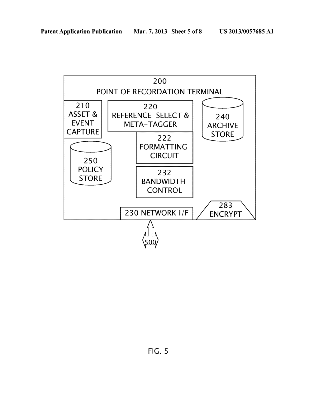 Generating and storing an asset at a PORT apparatus - diagram, schematic, and image 06