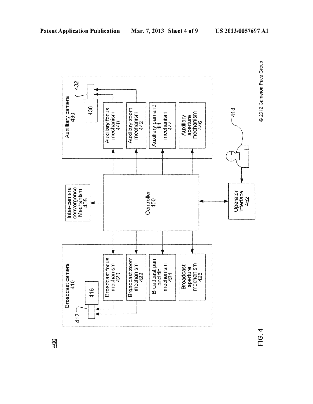 INTEGRATED BROADCAST AND AUXILIARY CAMERA SYSTEM - diagram, schematic, and image 05