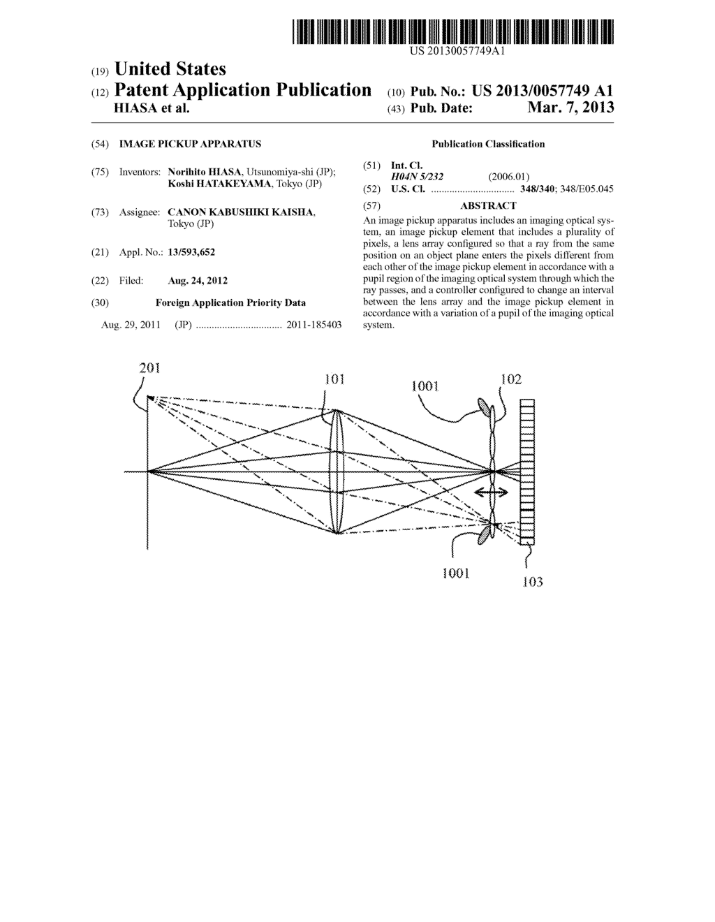 IMAGE PICKUP APPARATUS - diagram, schematic, and image 01