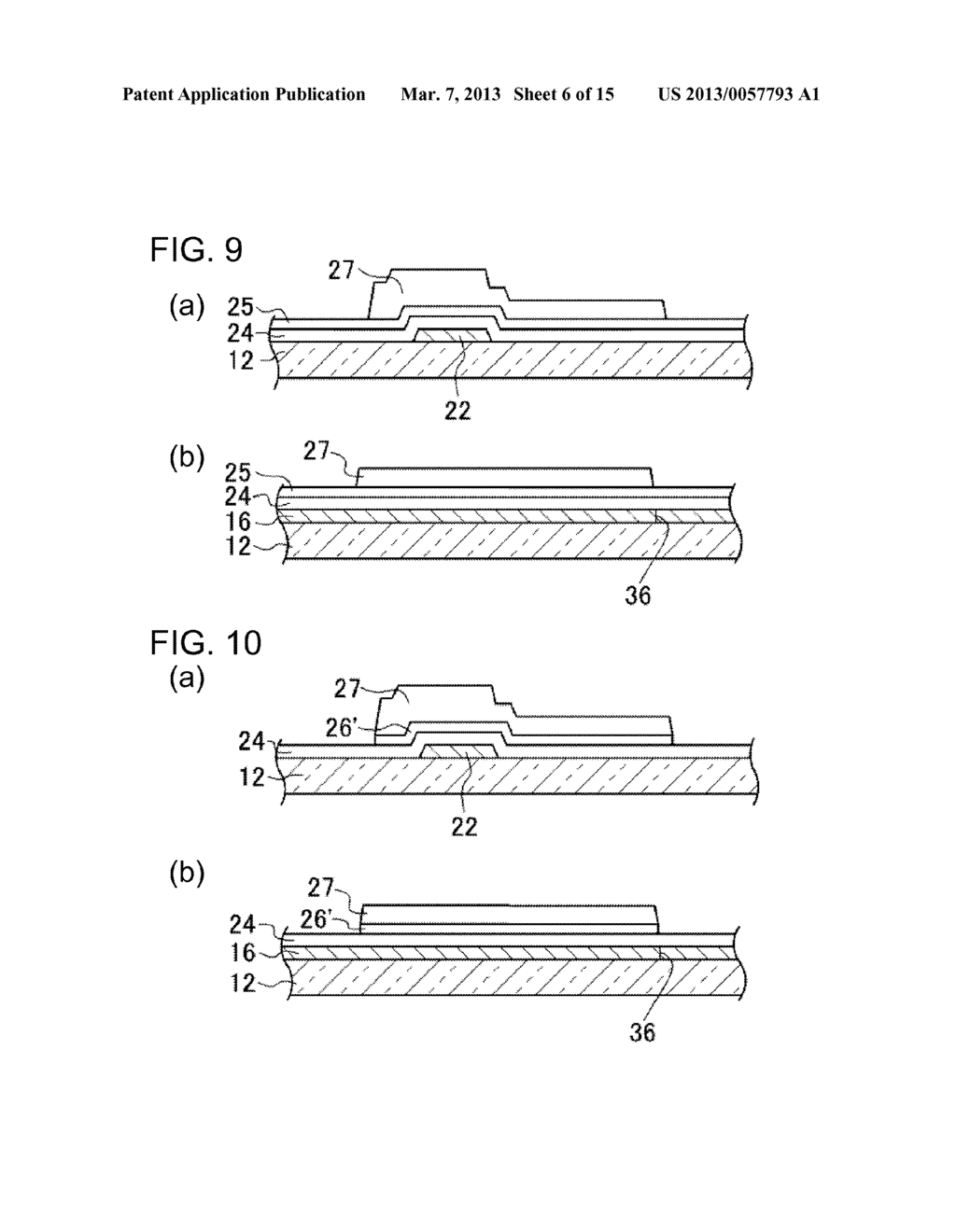 THIN-FILM TRANSISTOR SUBSTRATE AND LIQUID-CRYSTAL DISPLAY DEVICE PROVIDED     WITH THE SAME - diagram, schematic, and image 07