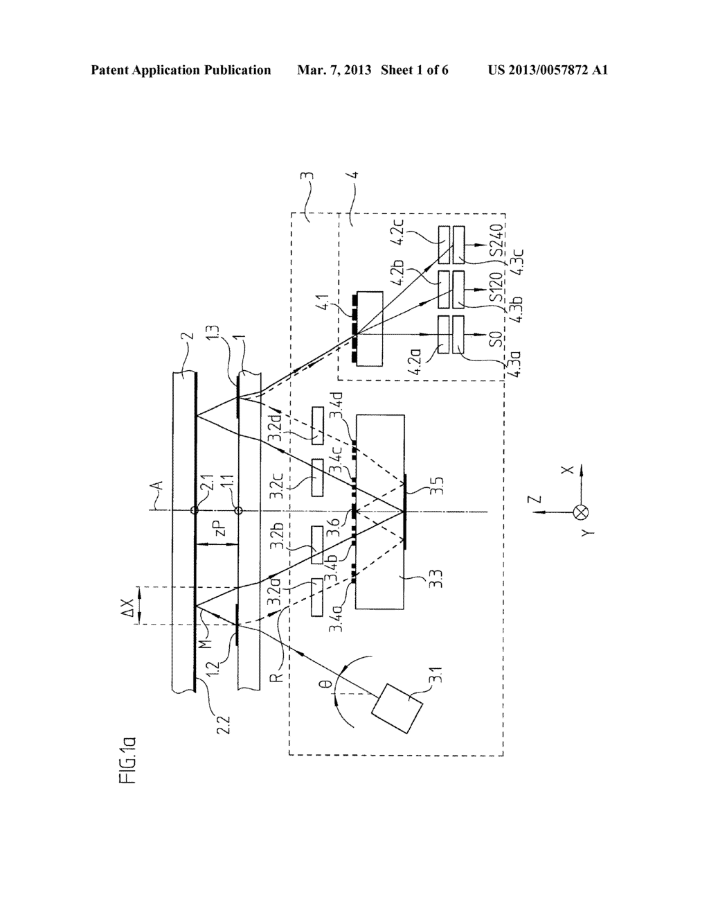 Device for Determining Distance Interferometrically - diagram, schematic, and image 02