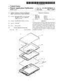 MOBILE TERMINAL WITH WATERPROOF SHEET AND MANUFACTURING METHOD diagram and image