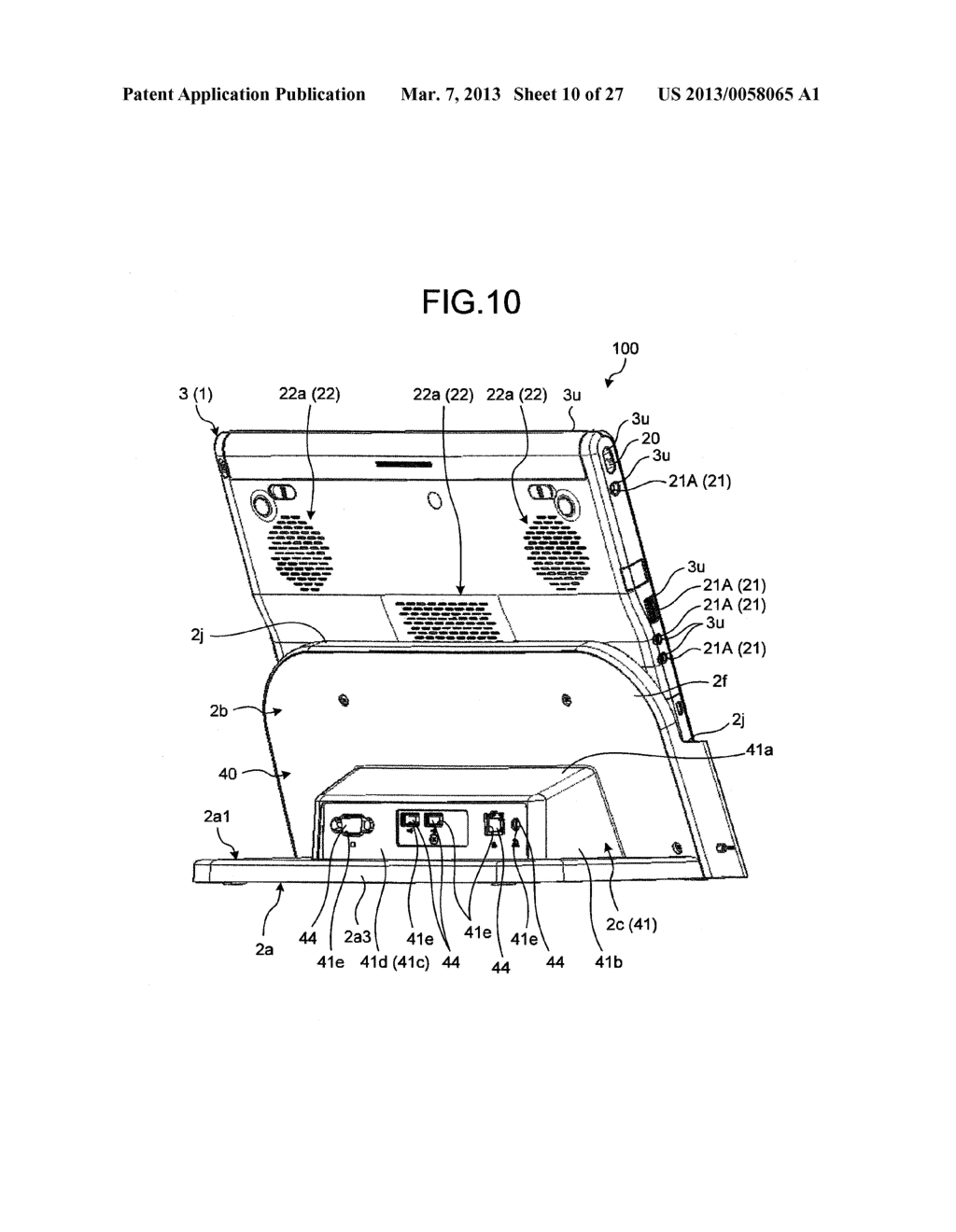 DOCKING STATION FOR TELEVISION RECEIVER, STAND, AND ELECTRONIC DEVICE - diagram, schematic, and image 11