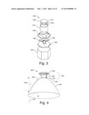 ILLUMINATION DEVICE WITH LIGHT EMITTING DIODES AND MOVABLE LIGHT     ADJUSTMENT MEMBER diagram and image