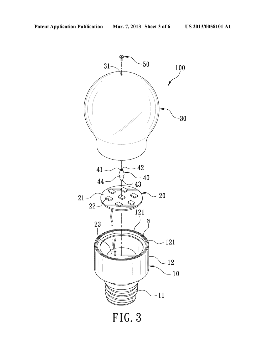 NON-DISPONSABLE LED LAMP - diagram, schematic, and image 04