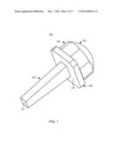 SINGLE PIECE LIGHT GUIDE HAVING LIGHT ROD AND LENS diagram and image