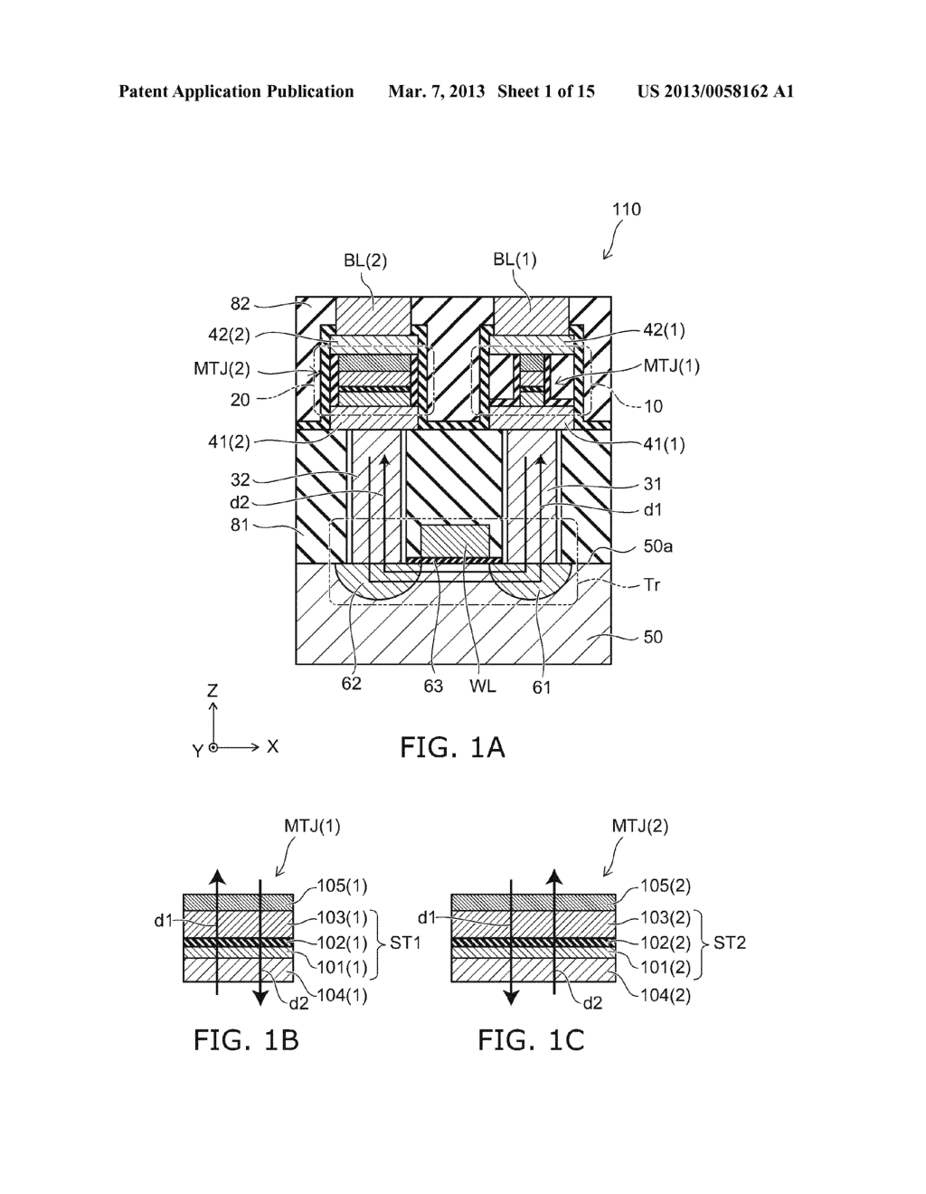 MEMORY DEVICE AND METHOD FOR MANUFACTURING THE SAME - diagram, schematic, and image 02