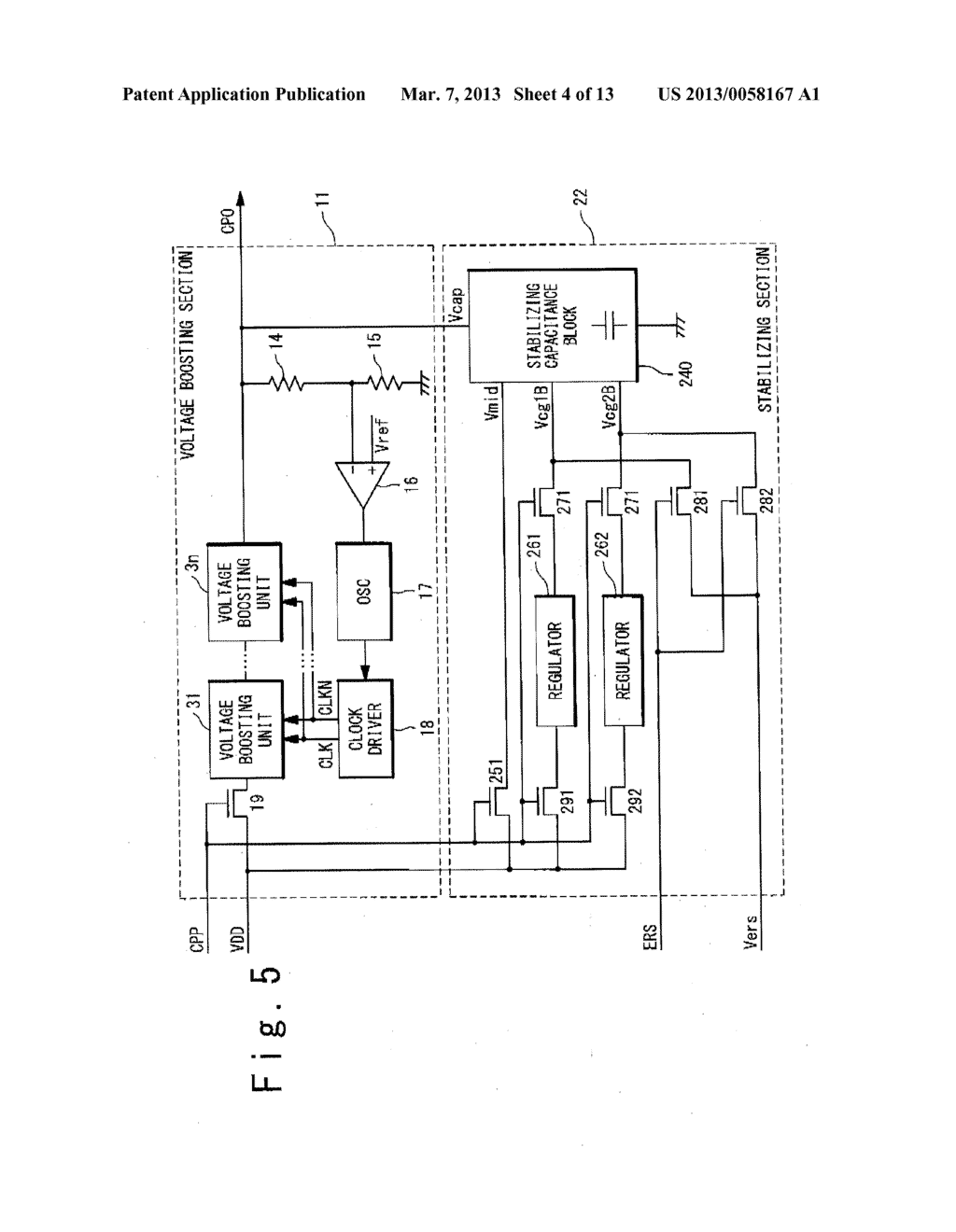 SEMICONDUCTOR DEVICE USING CHARGE PUMP CIRCUIT - diagram, schematic, and image 05