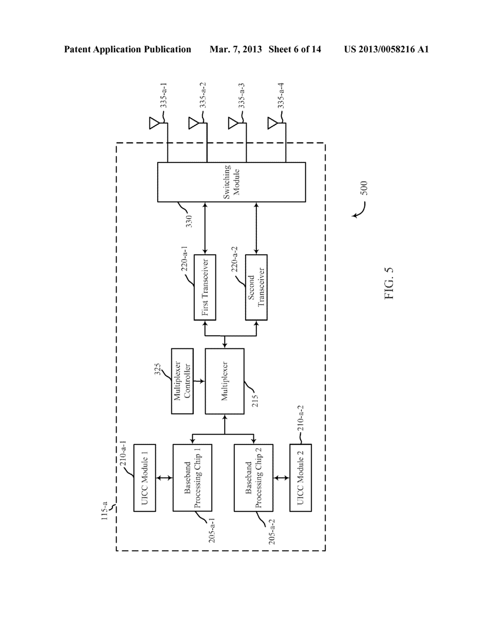 RECONFIGURABLE MULTI-CHIP PROCESSING PLATFORM FOR CONCURRENT AGGREGATION     OF WIRELESS TECHNOLOGIES - diagram, schematic, and image 07