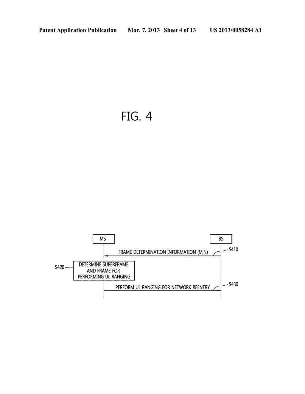 METHOD AND APPARATUS FOR PERFORMING UPLINK RANGING IN A WIRELESS ACCESS     SYSTEM - diagram, schematic, and image 05