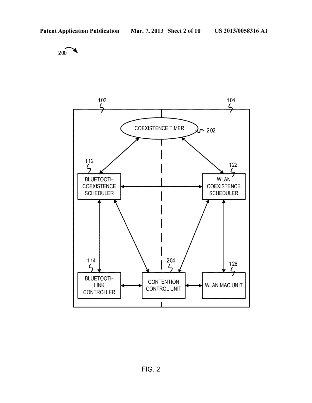 COEXISTENCE TIMER MECHANISM FOR WIRELESS COMMUNICATION SYSTEMS - diagram, schematic, and image 03