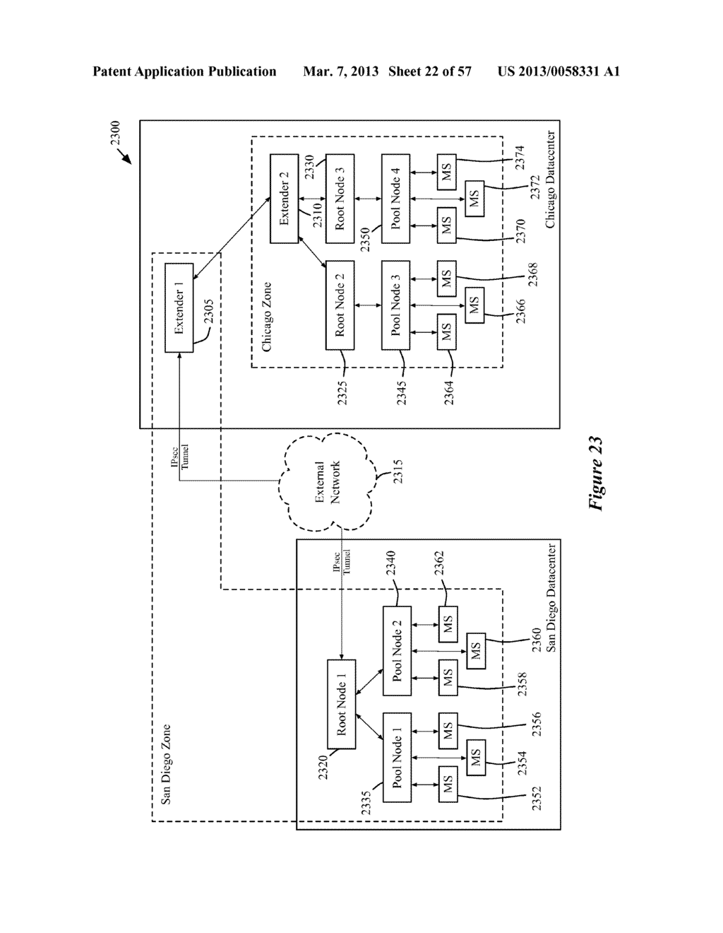 DEPLOYMENT OF HIERARCHICAL MANAGED SWITCHING ELEMENTS - diagram, schematic, and image 23