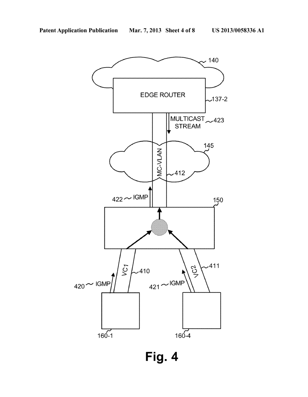 MULTIPLE CONTROL CHANNELS FOR MULTICAST REPLICATION IN A NETWORK - diagram, schematic, and image 05