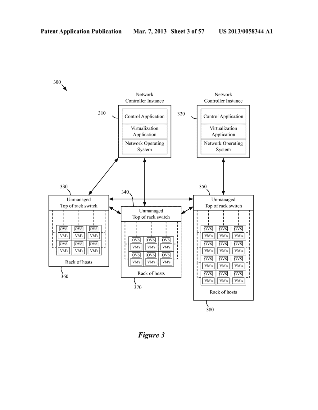 ONE-HOP PACKET PROCESSING IN A NETWORK WITH MANAGED SWITCHING ELEMENTS - diagram, schematic, and image 04