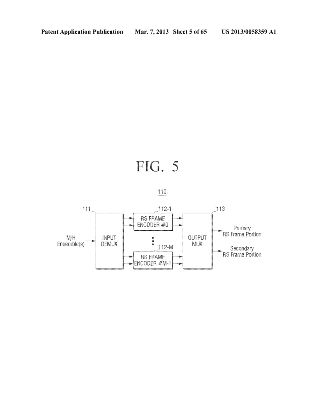 DIGITAL BROADCAST TRANSMITTER, DIGITAL BROADCAST RECEIVER, AND METHOD FOR     CONSTRUCTING AND PROCESSING STREAMS FOR SAME - diagram, schematic, and image 06