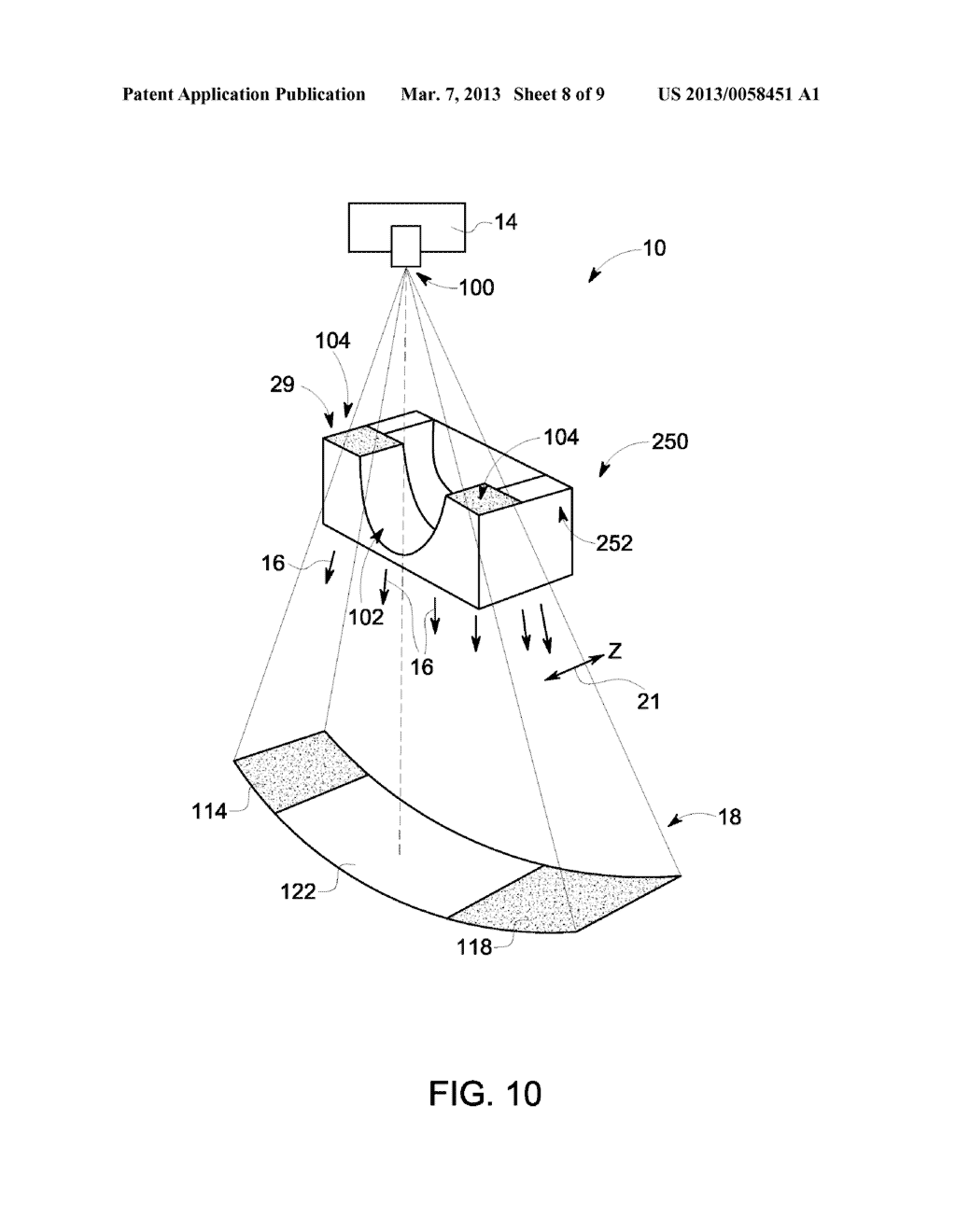 METHOD OF DOSE REDUCTION FOR CT IMAGING AND APPARATUS FOR IMPLEMENTING     SAME - diagram, schematic, and image 09