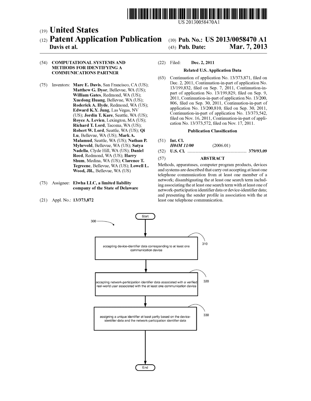 Computational systems and methods for identifying a communications partner - diagram, schematic, and image 01