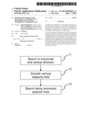 METHOD AND APPARATUS FOR RECOVERING A COMPONENT OF A DISTORTION FIELD AND     FOR DETERMINING A DISPARITY FIELD diagram and image