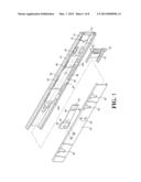 SLIDE ASSEMBLY WITH POSITIONING DEVICE diagram and image