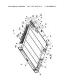 REMOVABLE STRAIN RELIEF BRACKETS FOR SECURING FIBER OPTIC CABLES AND/OR     OPTICAL FIBERS TO FIBER OPTIC EQUIPMENT, AND RELATED ASSEMBLIES AND     METHODS diagram and image