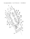 REMOVABLE STRAIN RELIEF BRACKETS FOR SECURING FIBER OPTIC CABLES AND/OR     OPTICAL FIBERS TO FIBER OPTIC EQUIPMENT, AND RELATED ASSEMBLIES AND     METHODS diagram and image